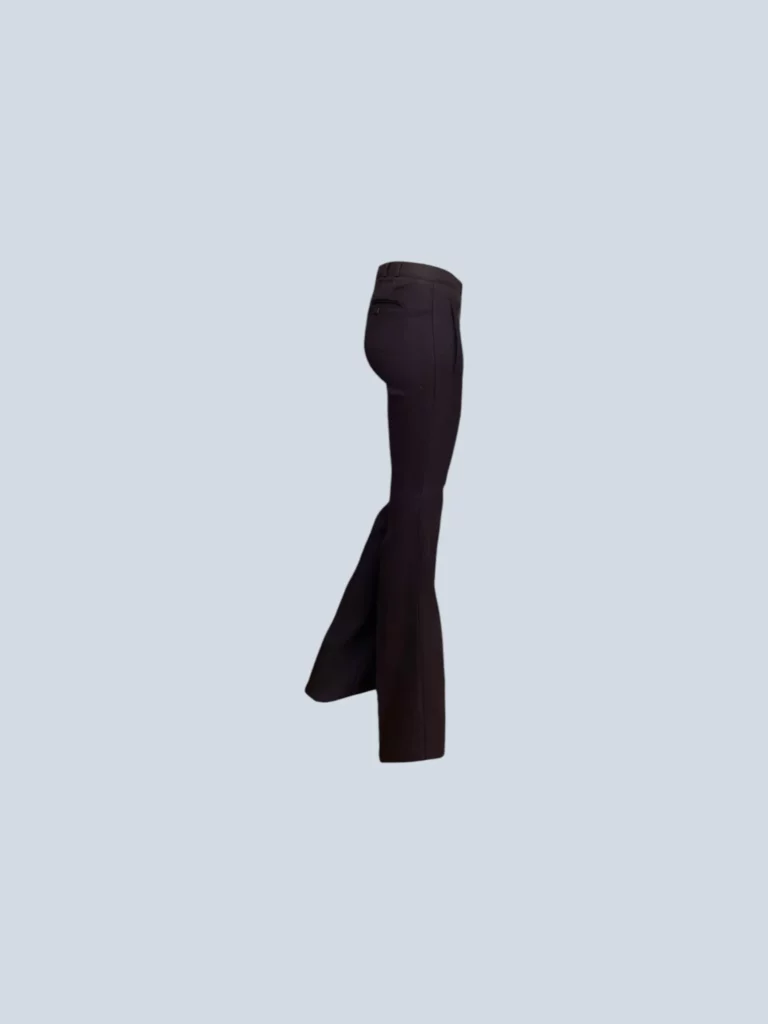 Pantaloni flare in cotone, 38., foto 2 di 4