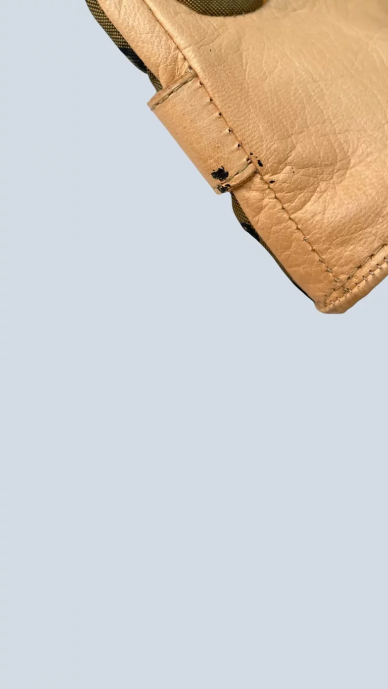 Logo all over leather and nylon gloves, M., photo 7 of 7