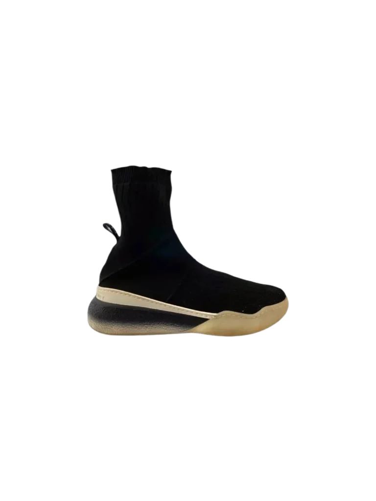 Fabric sneakers.