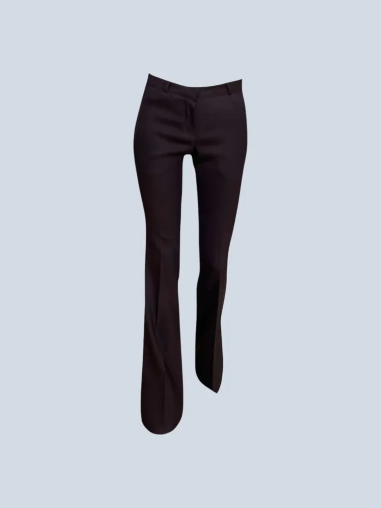 Pantaloni flare in cotone, 38.