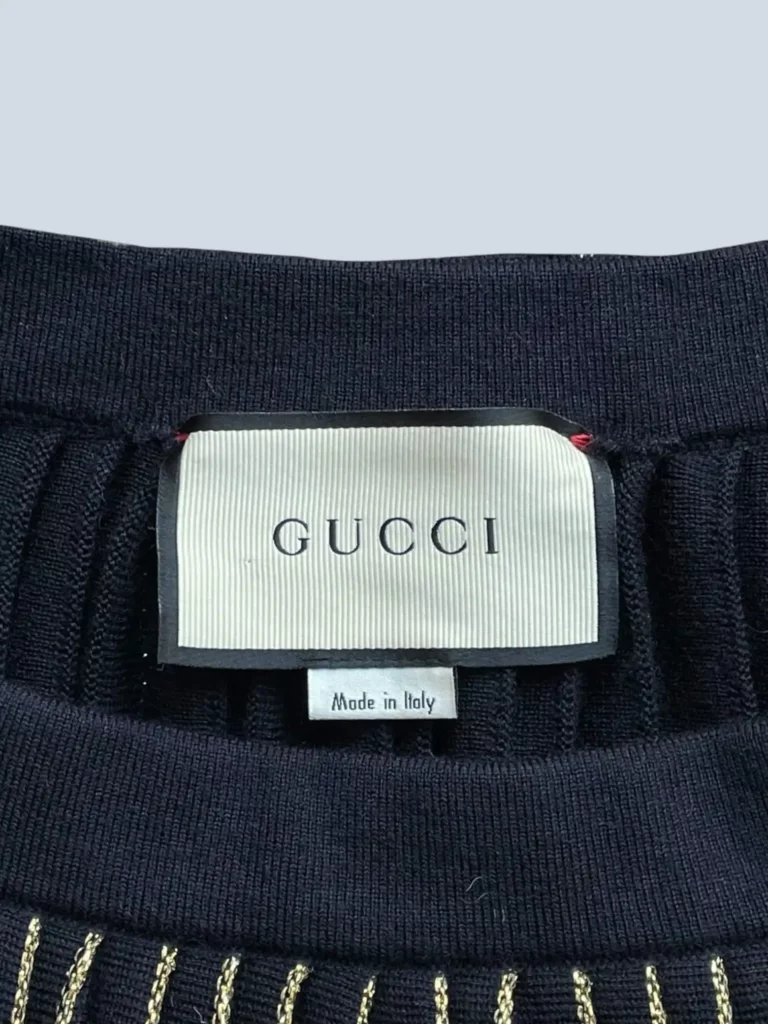 Gonna maxi plissè in lana e lurex, XXL., foto 4 di 5