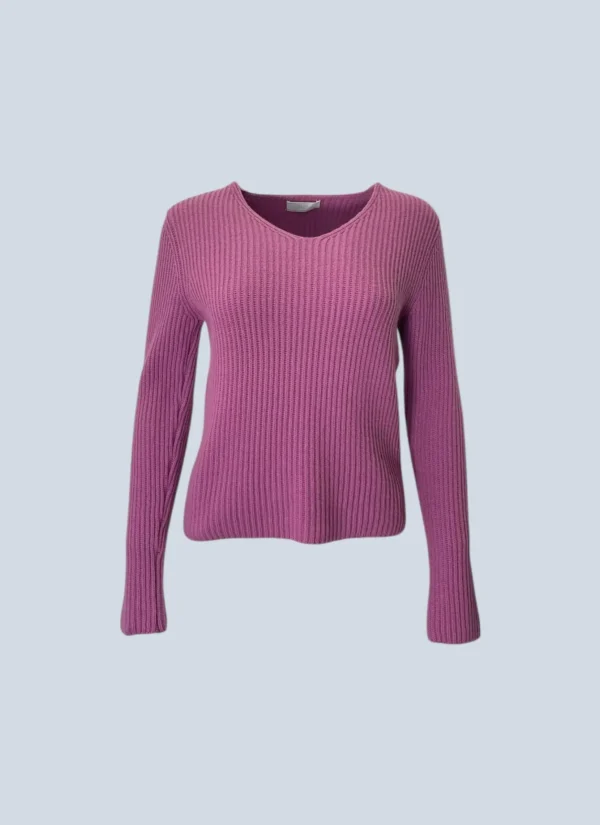 <b>Prada</b> <br> maglione a coste in lana, 40.
