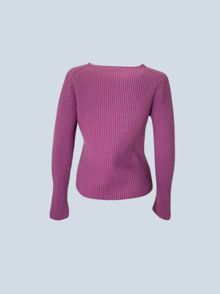 Maglione a coste in lana, 40., foto 3 di 6