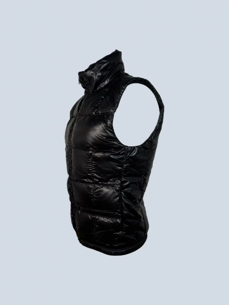 Shiny sleeveless down jacket, 46., photo 2 of 6