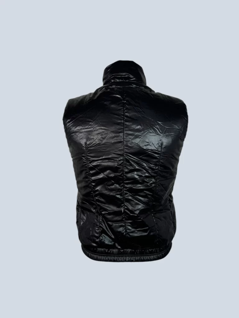 Shiny sleeveless down jacket, 46., photo 3 of 6