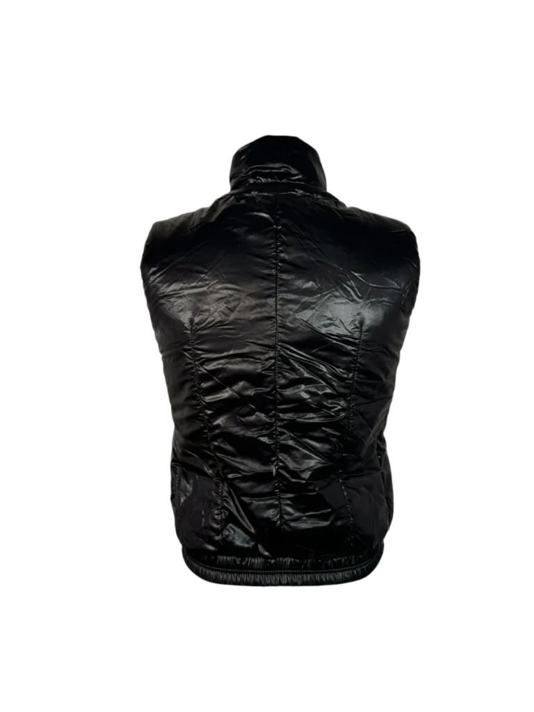 Shiny sleeveless down jacket., photo 3 of 6