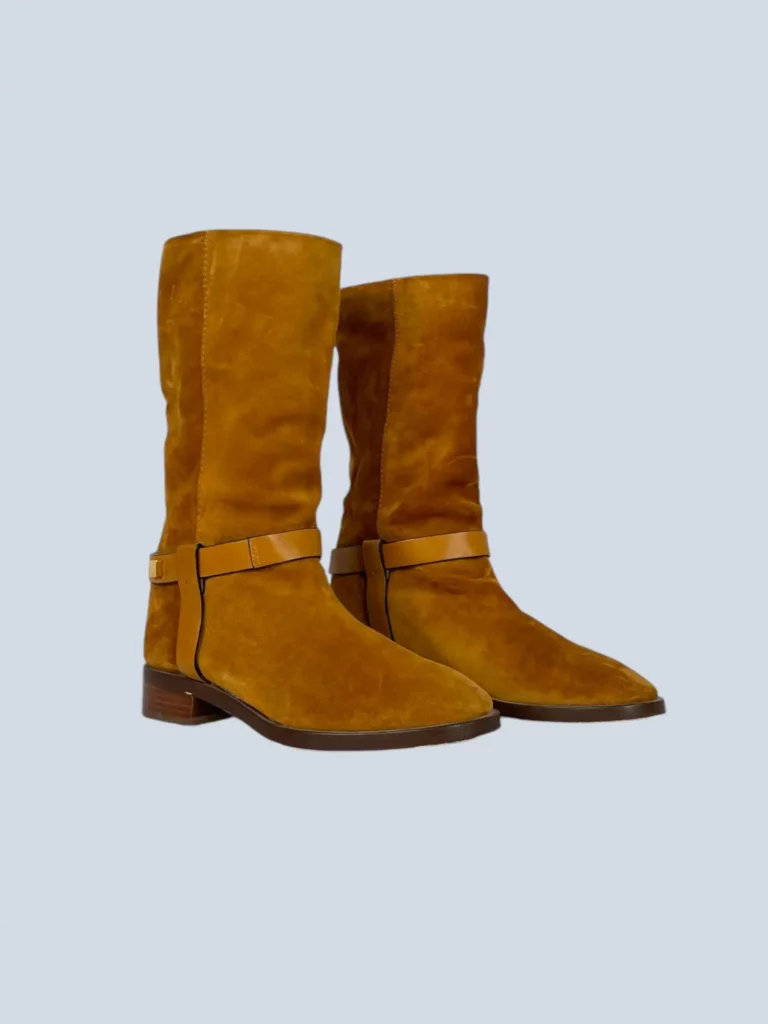 Suede leather boots, 40.5., photo 2 of 7