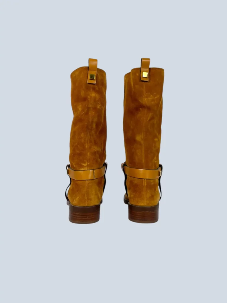 Suede leather boots, 40.5., photo 4 of 7
