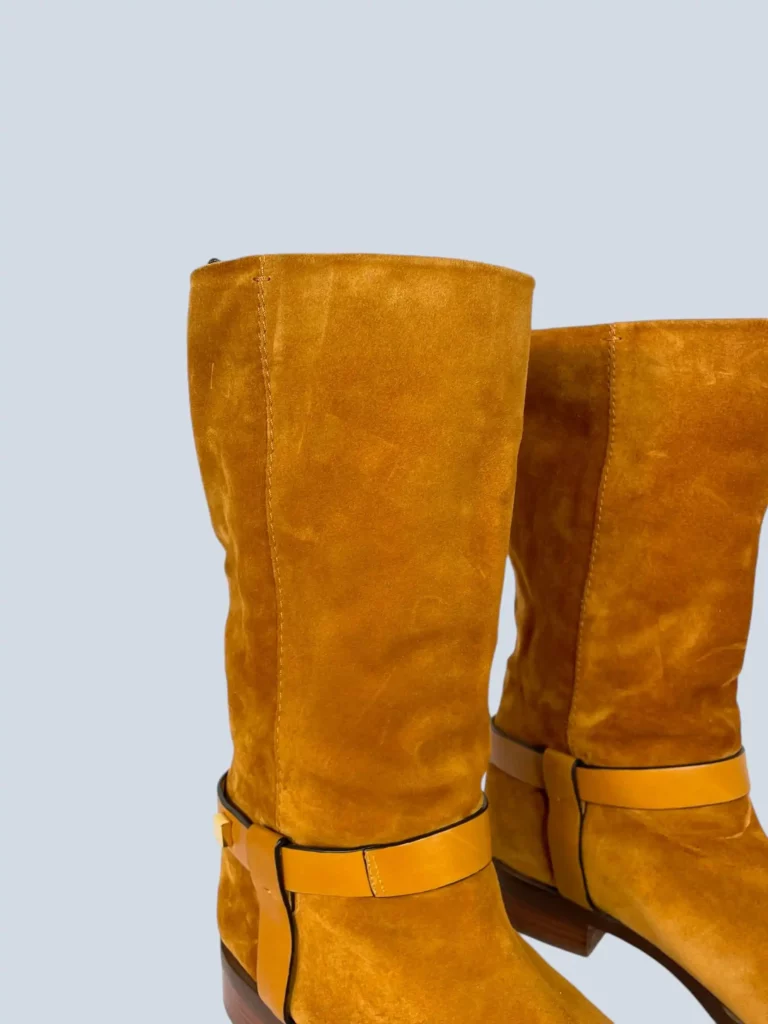 Suede leather boots, 40.5., photo 6 of 7