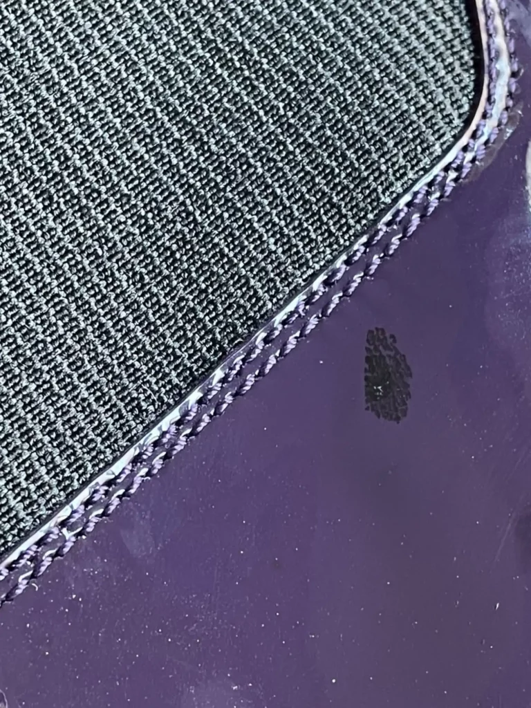 Patent leather boots with rhinestone logo, 37., photo 6 of 6