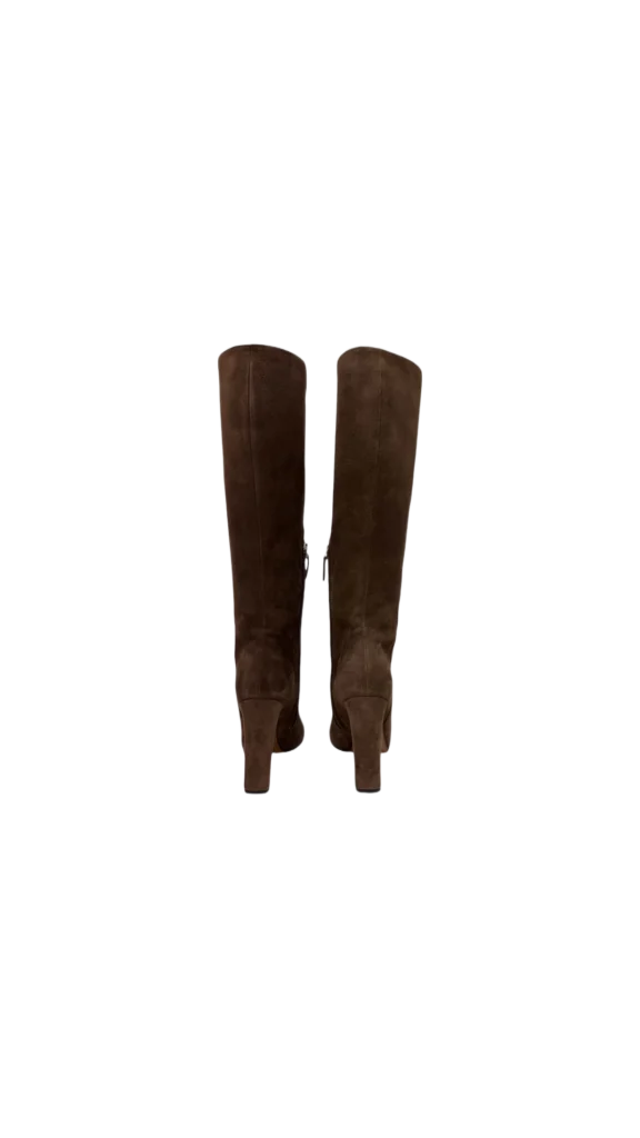 Suede knee-high boots., photo 4 of 5