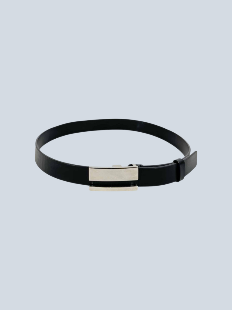 By Tom Ford, cintura in pelle spazzolata con fibbia in metallo, 75.