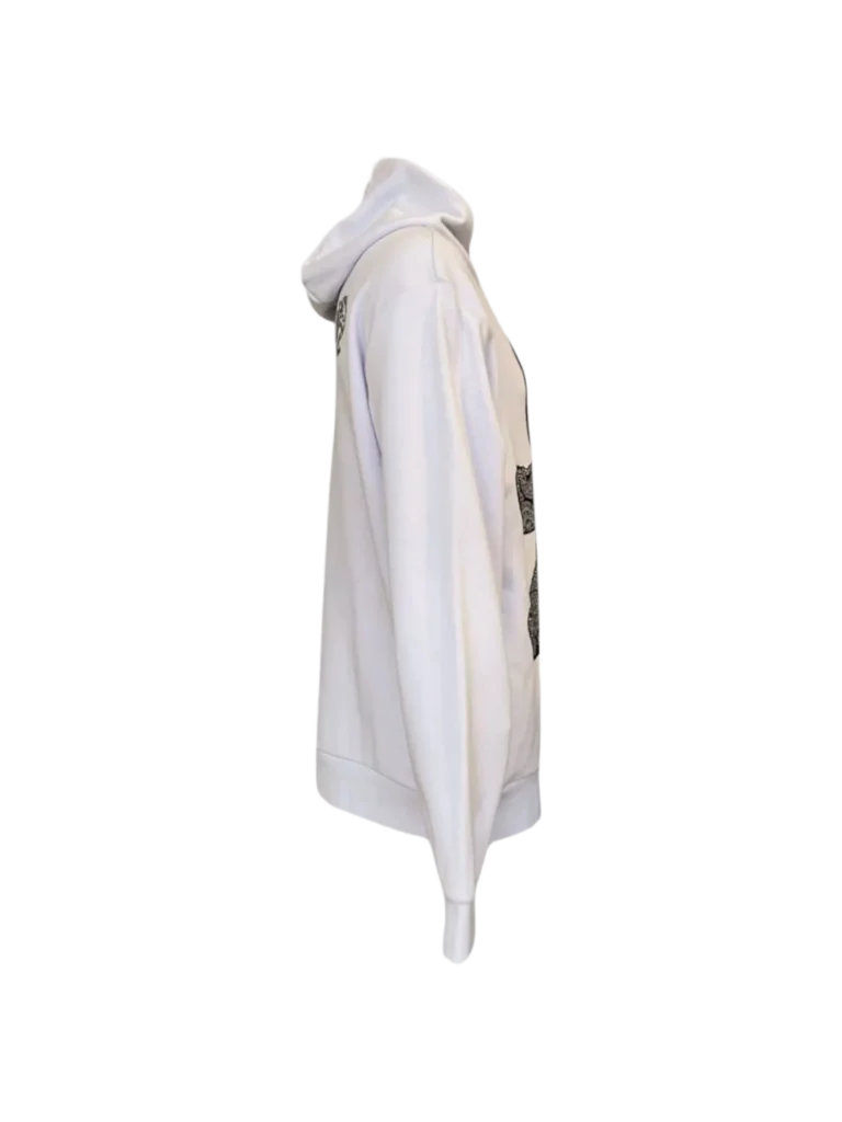 Cotton hoodie with rhinestones., photo 2 of 7