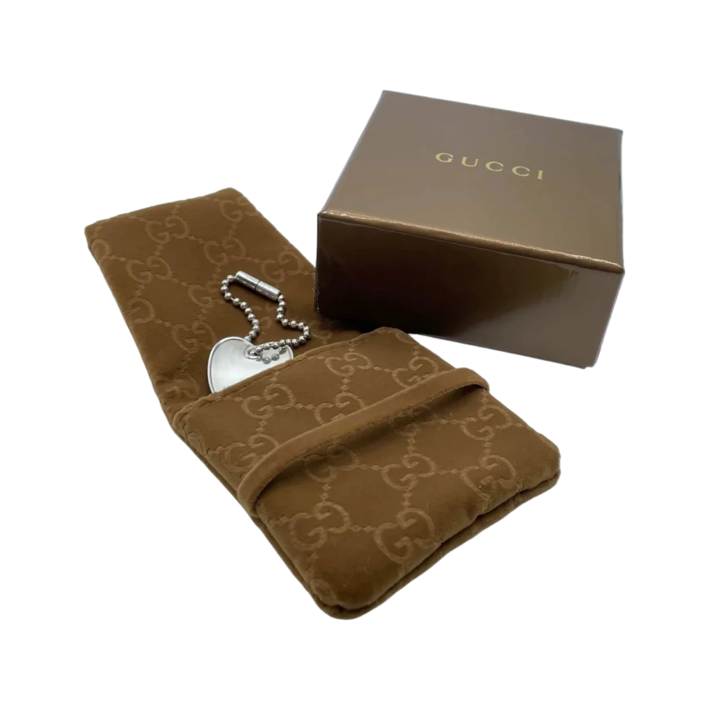 Silver heart charm keyring, photo 3 of 3