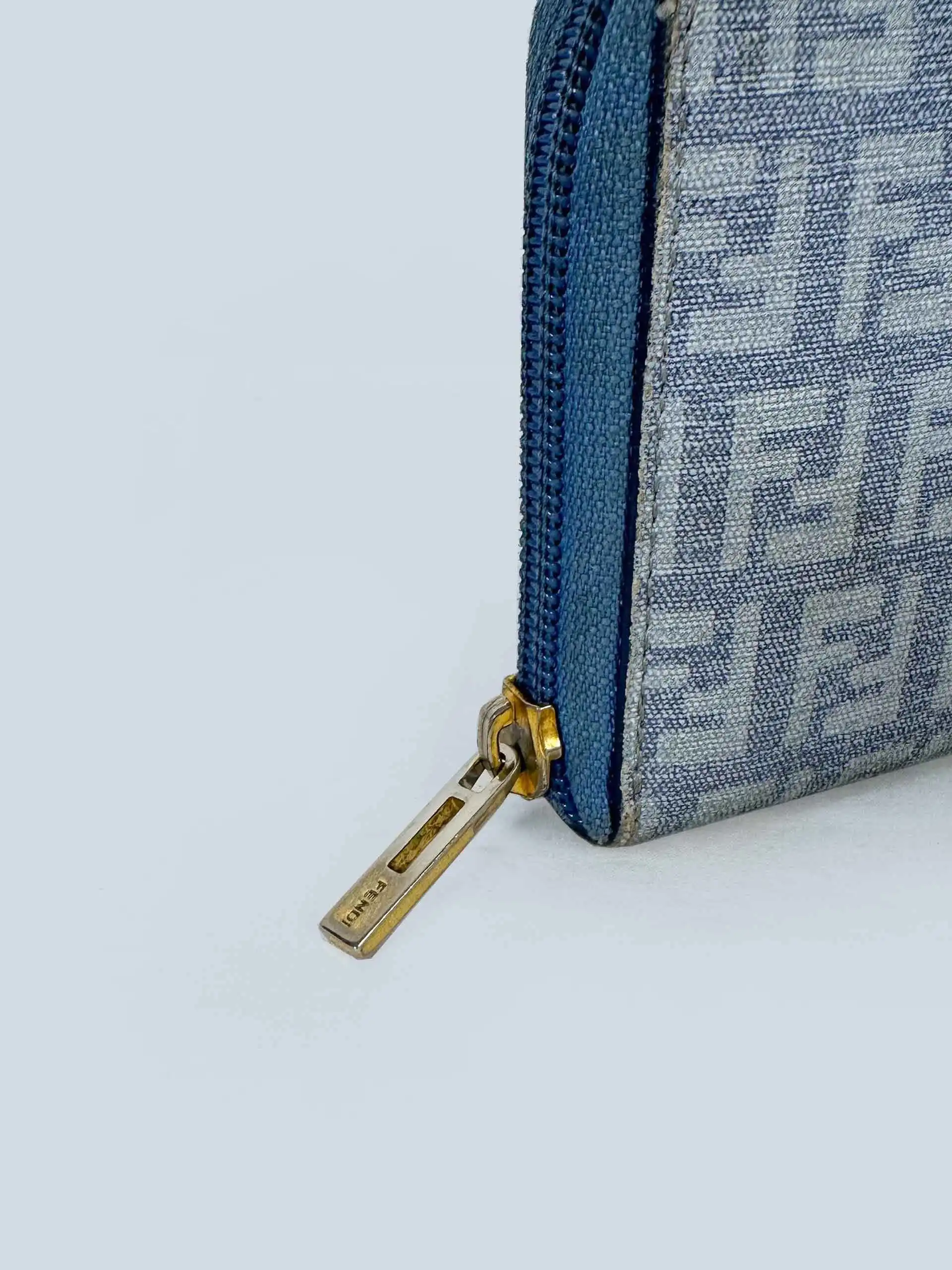 Fendi portafoglio in tela stampa Zucca