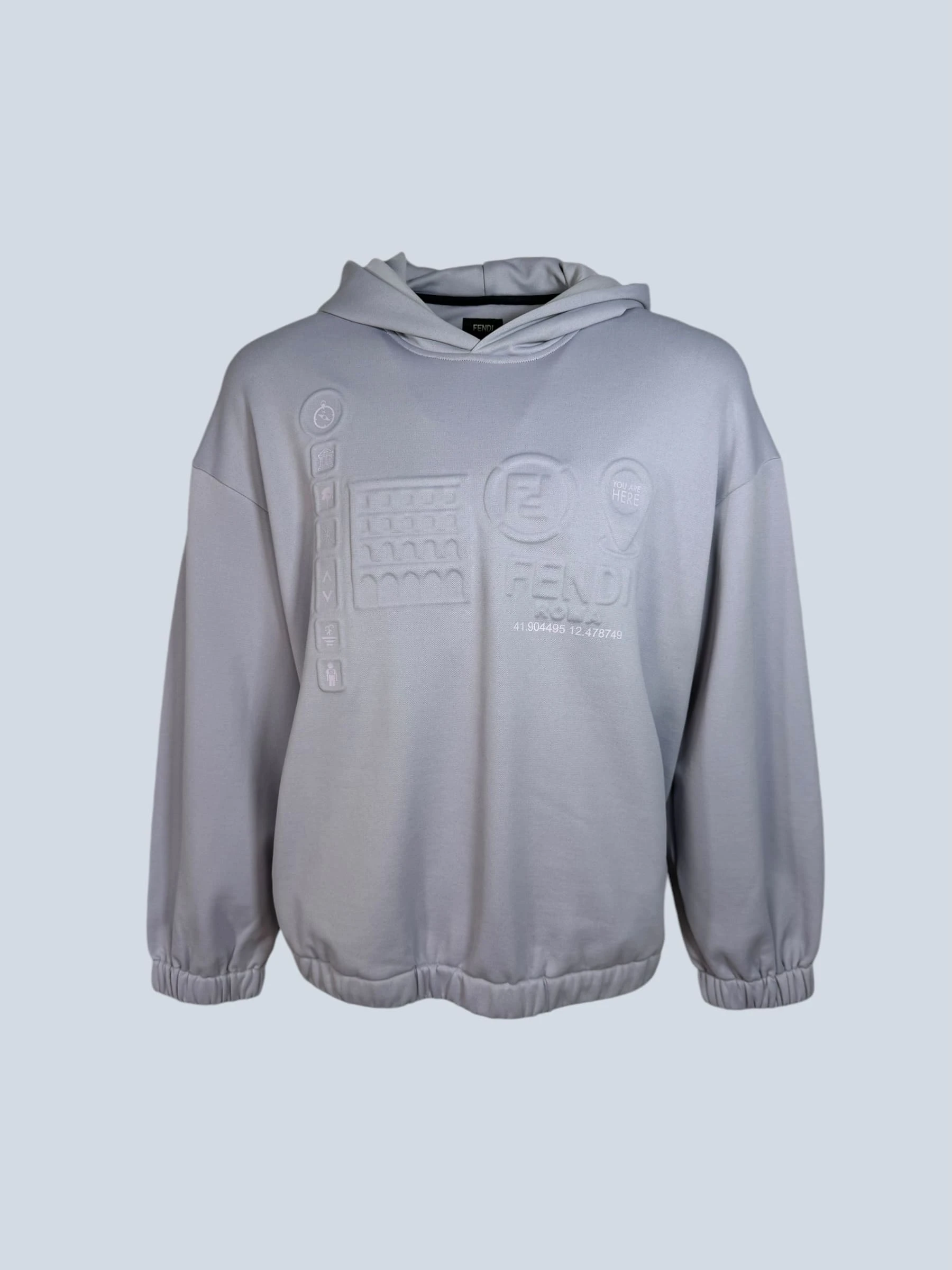 Felpa fendi uomo outlet clearance