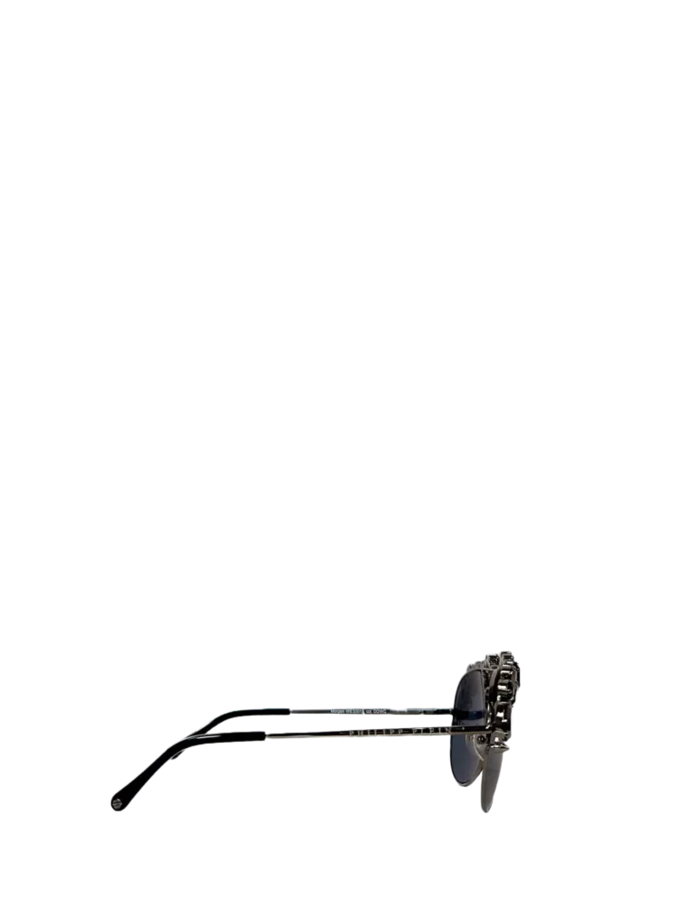 Sunshine metal and rhinestone aviator sunglasses, photo 3 of 3