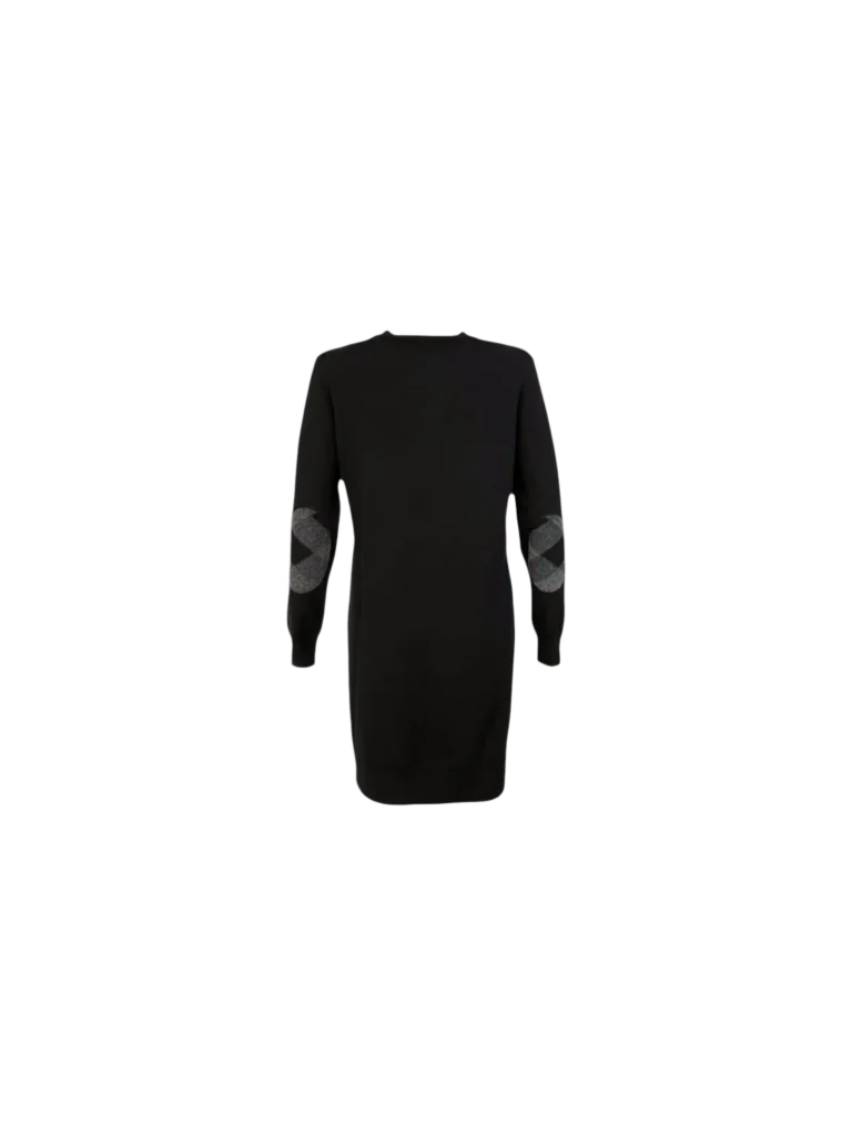 Wool long-sleeved sweater with check patches., photo 3 of 4