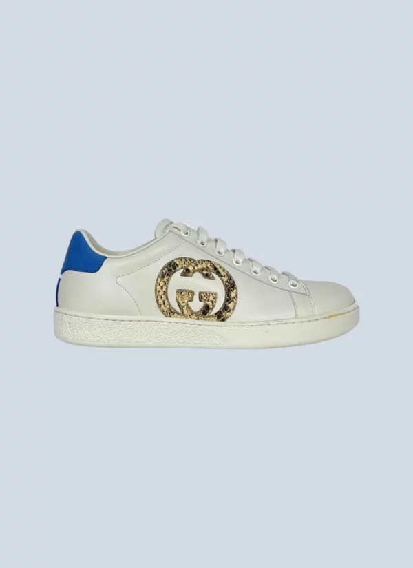 <b>Gucci</b><br>sneakers Ace in pelle, 38.