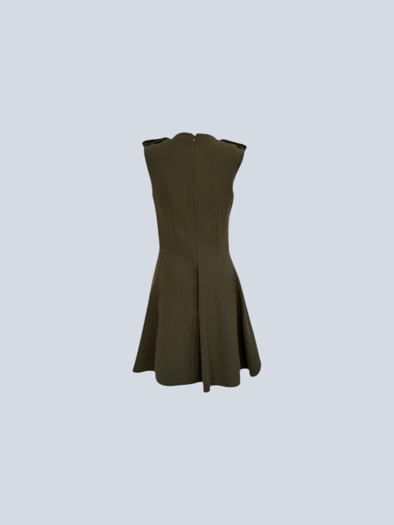 Sleeveless wool midi dress, 40., photo 3 of 4