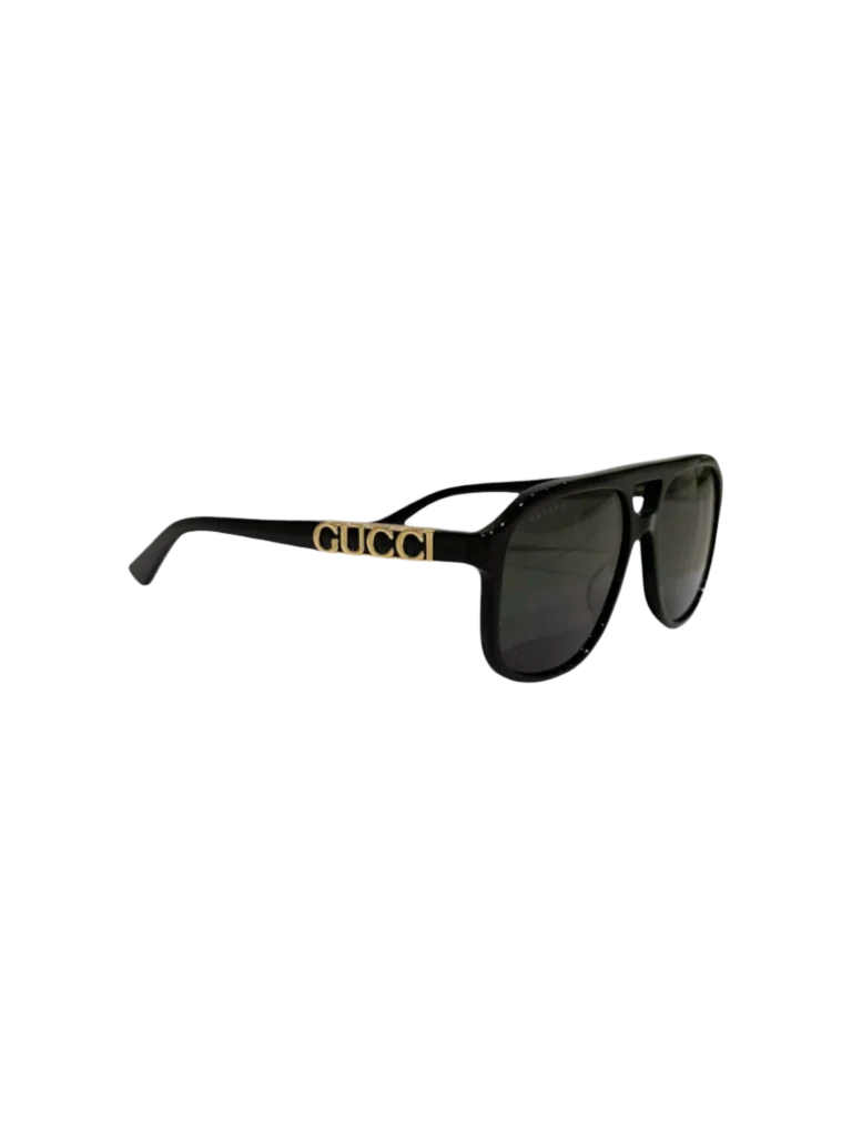 Aviator acetate sunglasses.