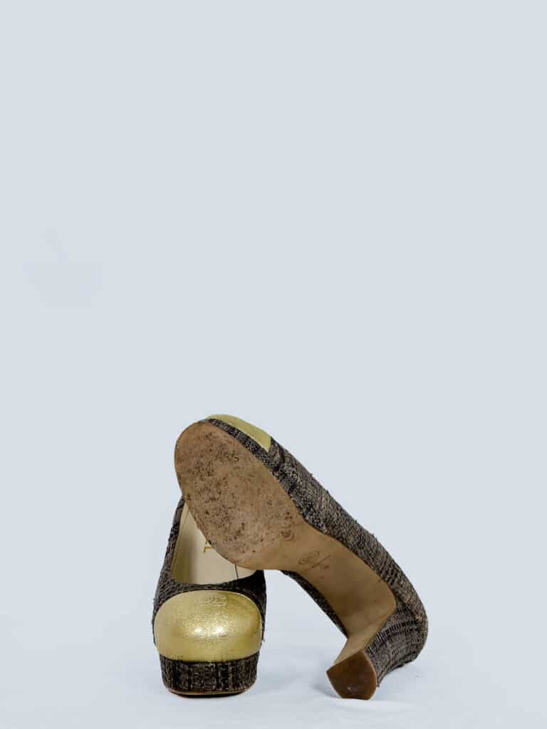 Logo raffia pumps, 39., photo 5 of 7