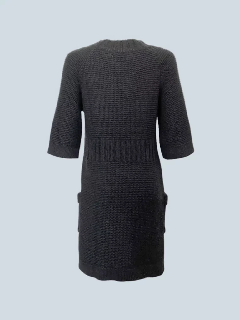 Short sleeve wool midi dress, 36., photo 3 of 4