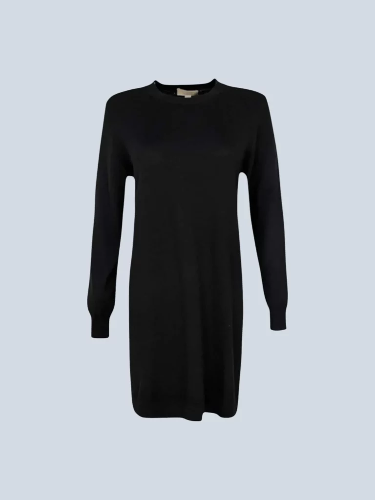 Maglione a maniche lunghe in lana con patches check, M.