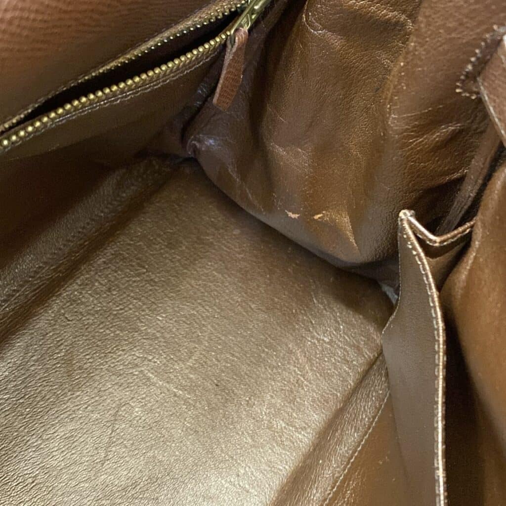 Borsa Kelly 35 in pelle Courchevel., foto 9 di 9