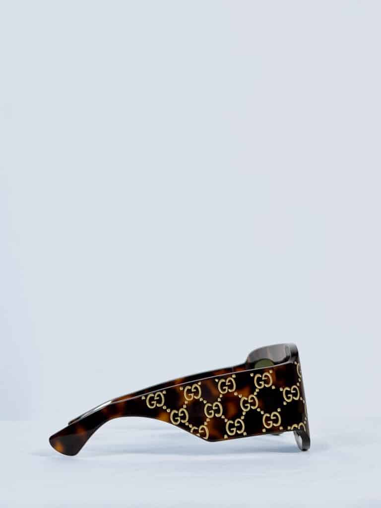 Occhiali da sole Shield in acetato Monogram., foto 3 di 4