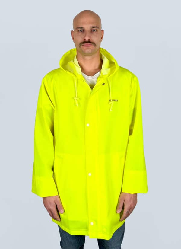 <b>Vetements</b> <br> giacca impermeabile con cappuccio, US.