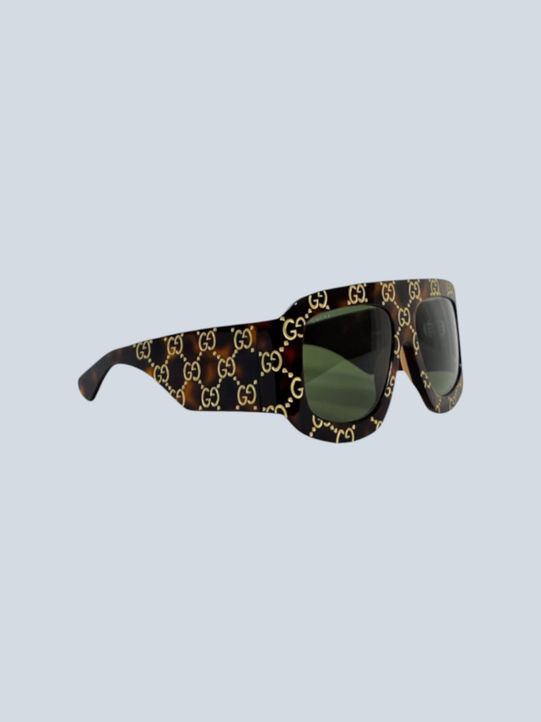 Occhiali da sole Shield in acetato Monogram.