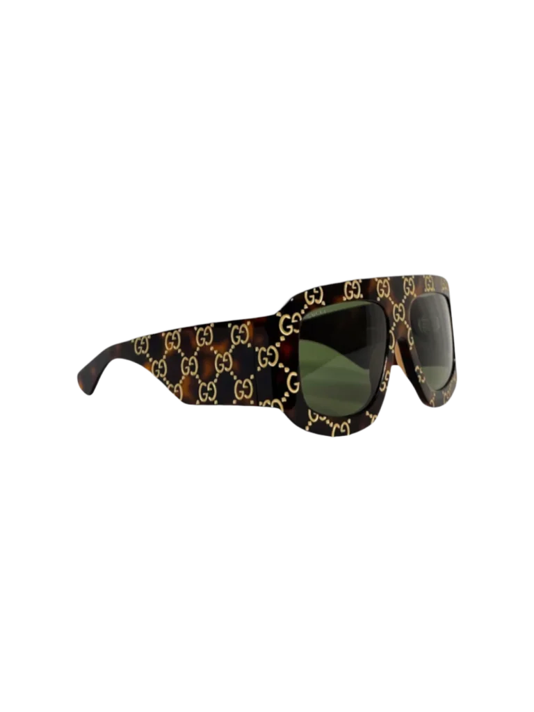 Monogram acetate Shield sunglasses.