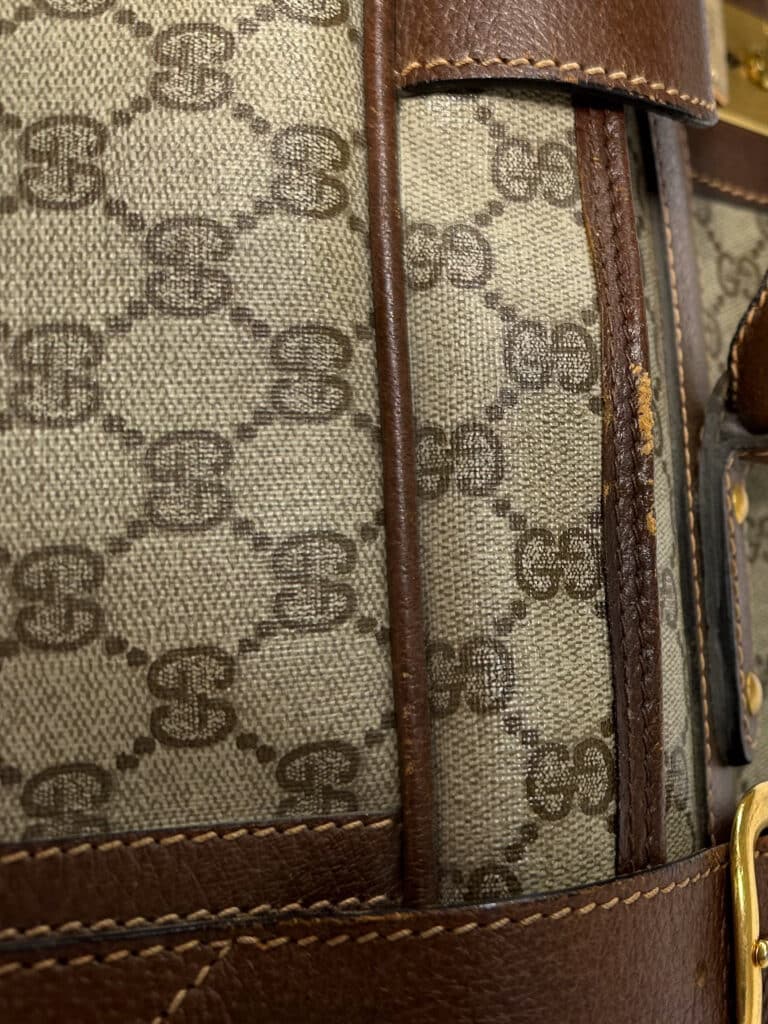 Valigia in pelle e tela Monogram., foto 8 di 11