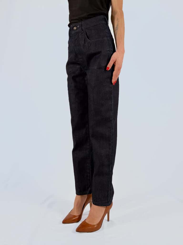 Pantaloni jeans a vita alta, 27., foto 3 di 5