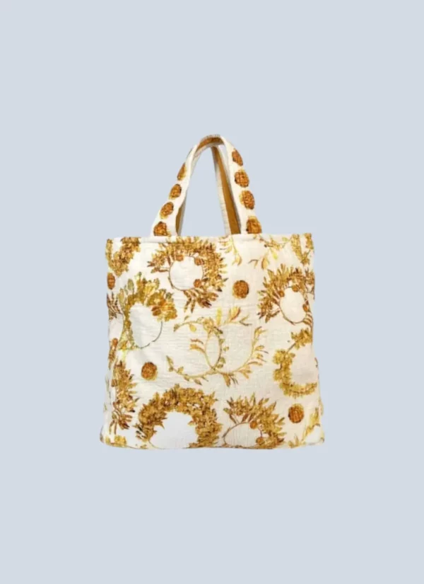 <b>Chanel</b> <br> borsa in spugna di cotone.