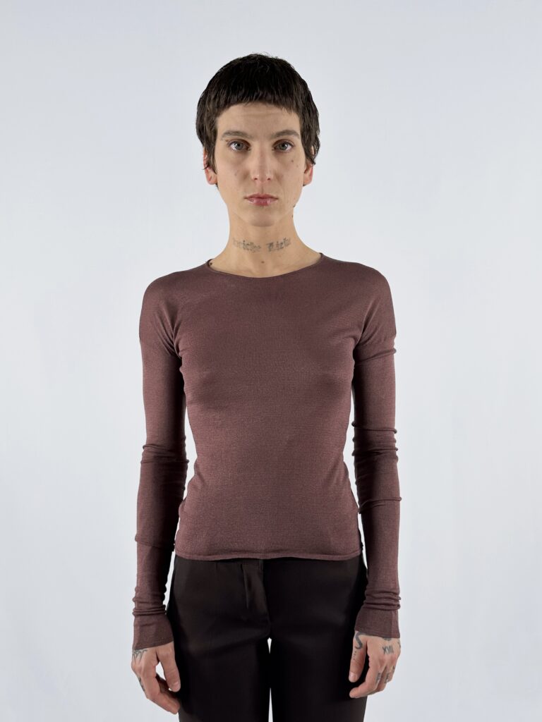 By Tom Ford, maglia a maniche lunghe in seta, S.