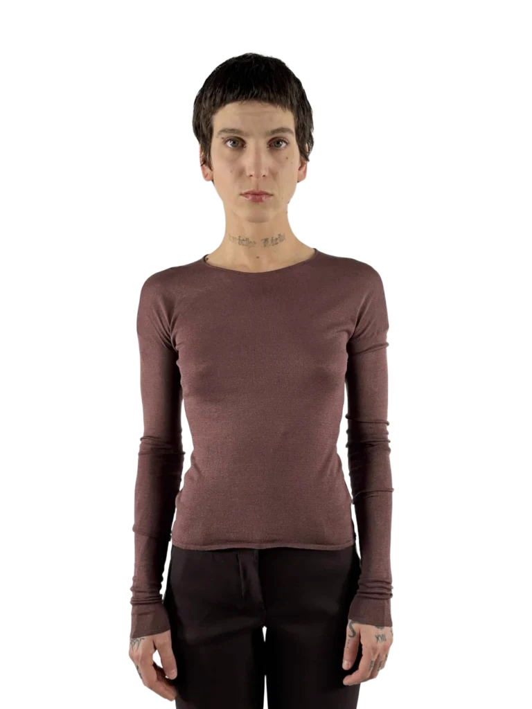 By Tom Ford, maglia a maniche lunghe in seta.
