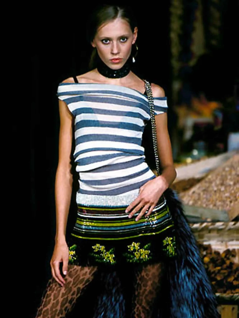 Top a righe in lurex, 40., foto 4 di 4