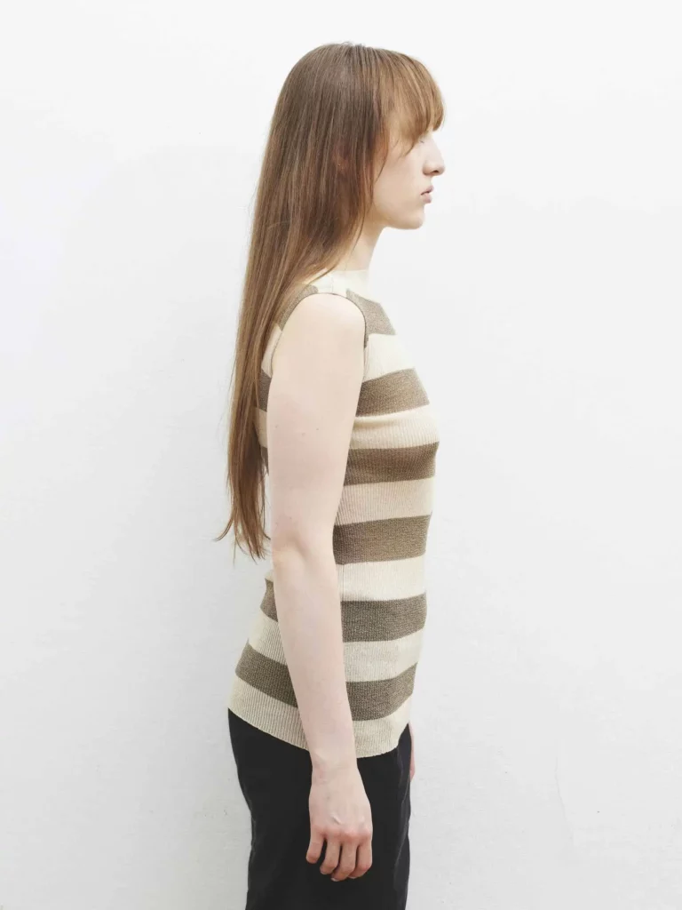 Top a righe in lurex, 40., foto 2 di 4