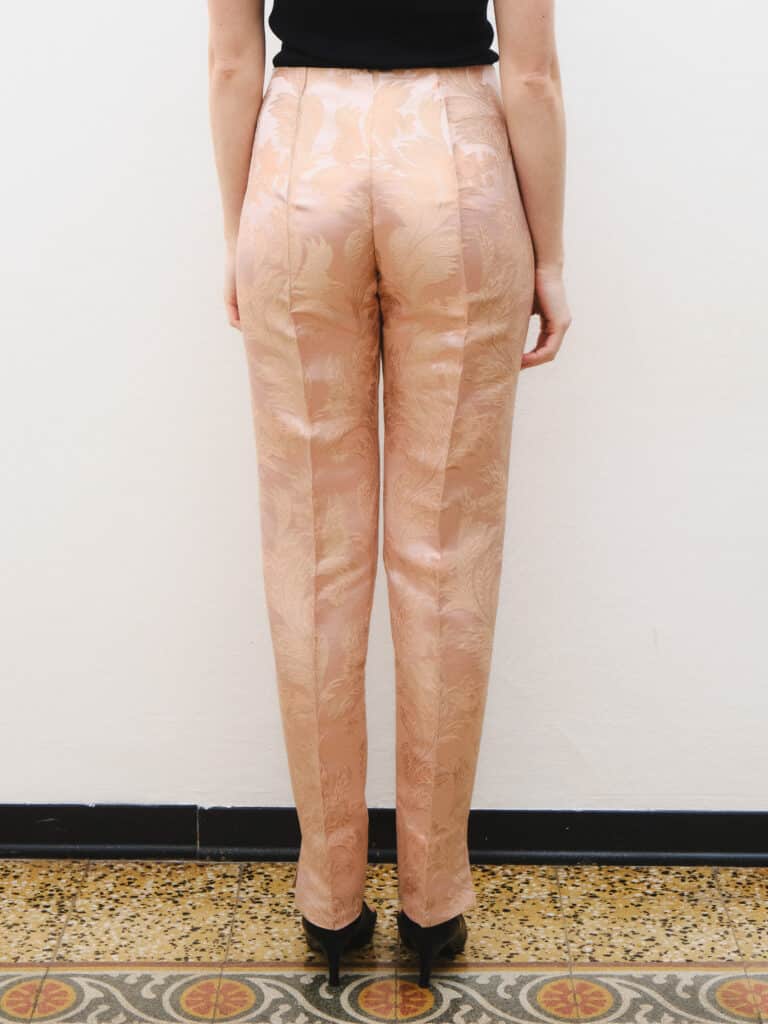 Pantaloni in seta paisley, 40., foto 3 di 4