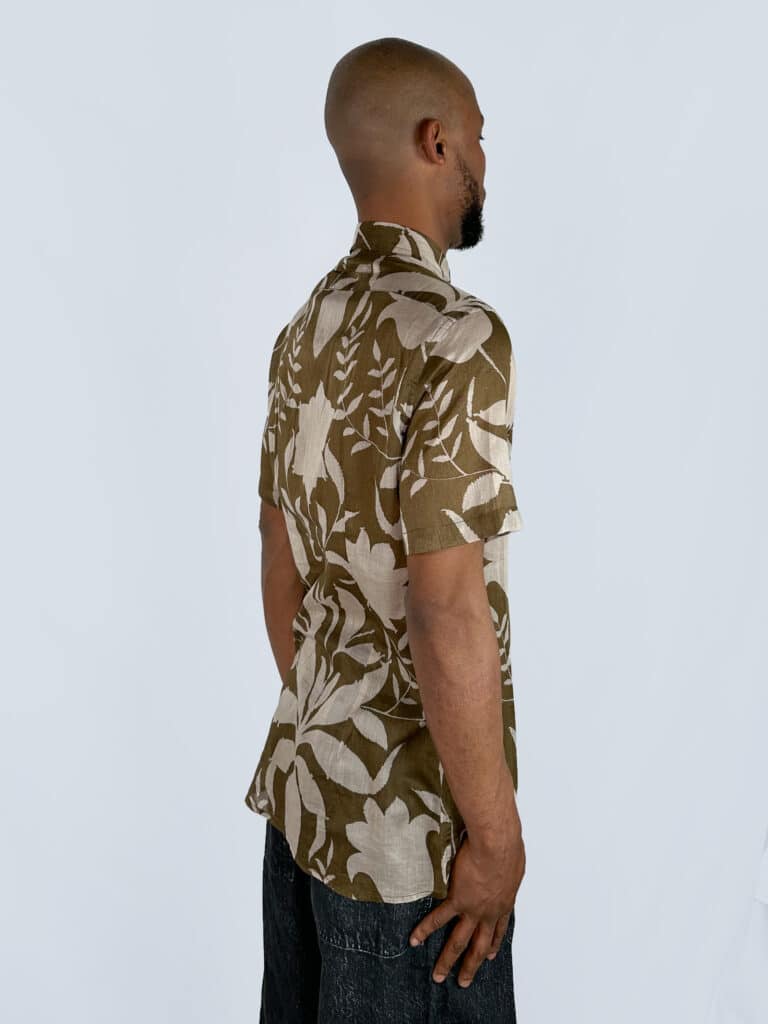 Camicia stampa floreale in cotone, 42., foto 3 di 4