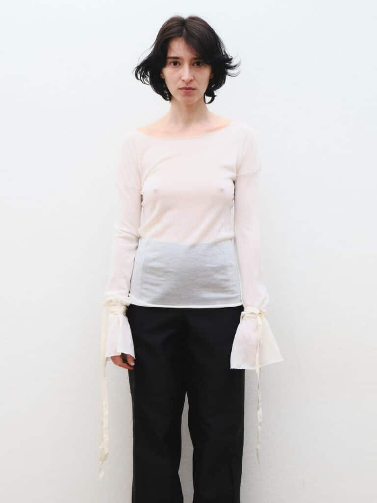 By Tom Ford, maglia maniche lunghe con lacci, 38.