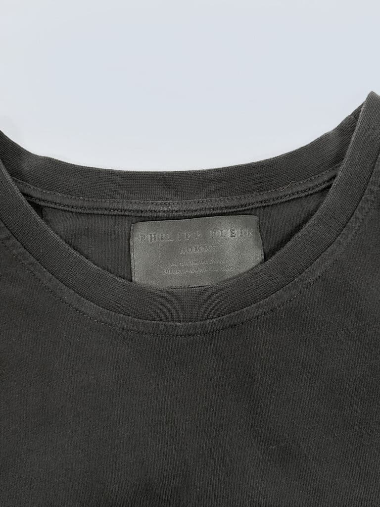 T-shirt in cotone con logo ricamato, XL., foto 3 di 3