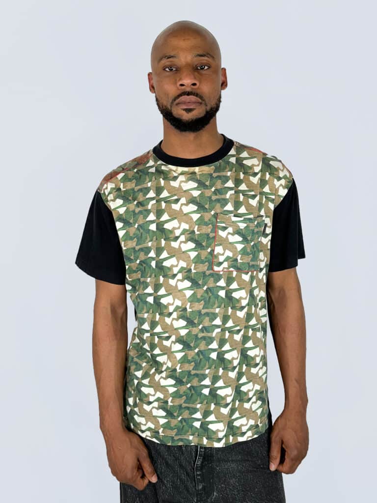 T-shirt camouflage in cotone, S.