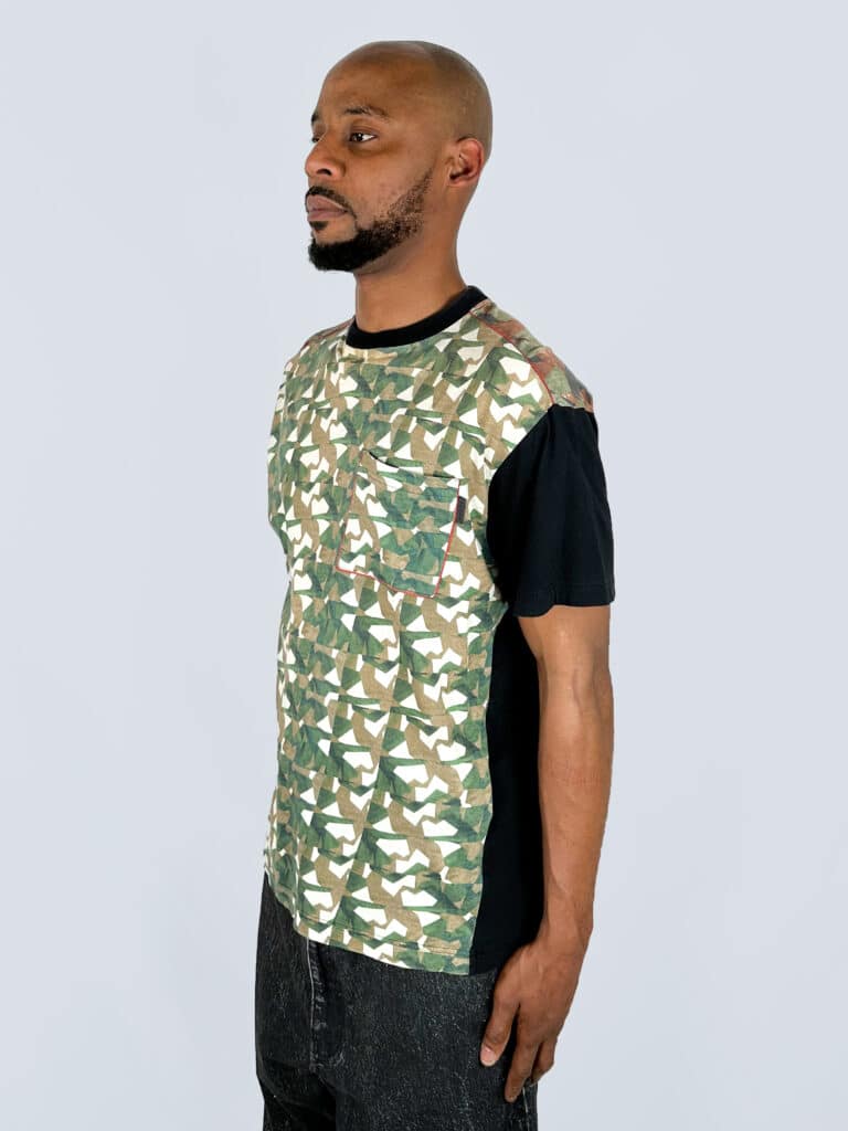 Cotton camouflage T-shirt, S., photo 2 of 4