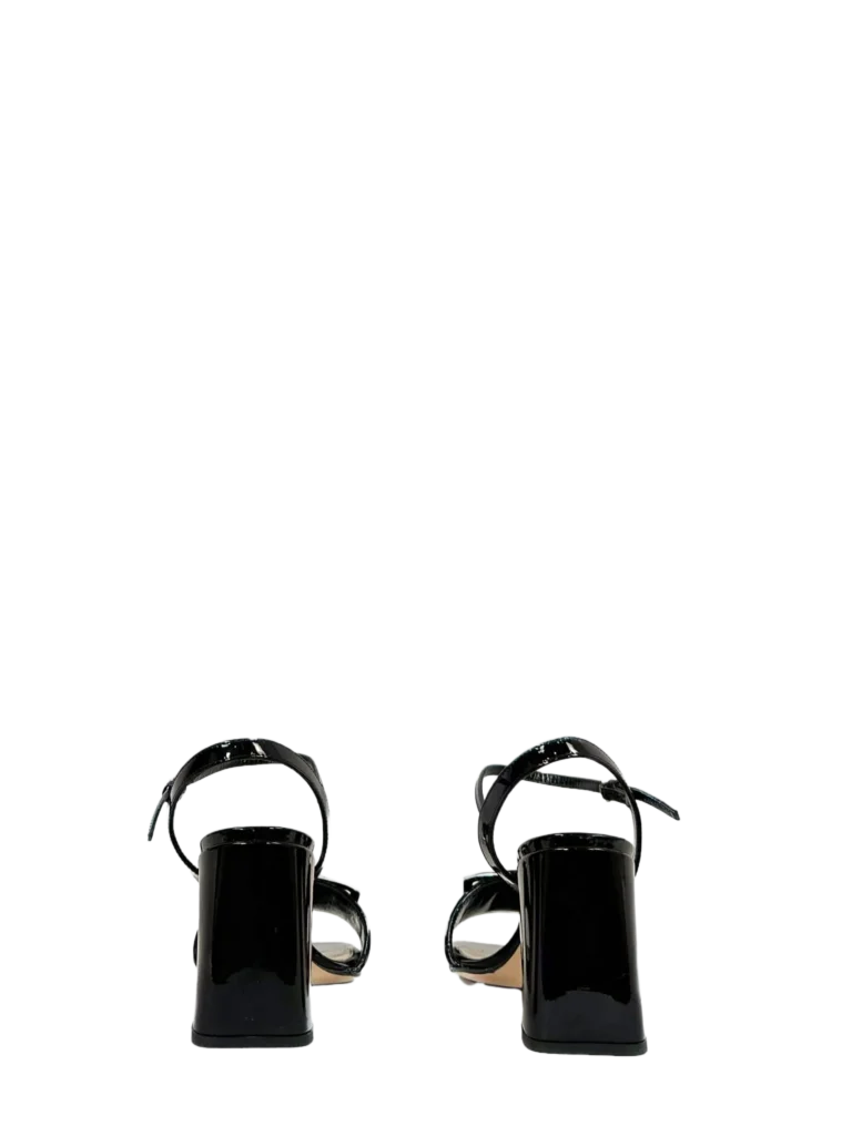 Patent leather buckle sandals., photo 4 of 5