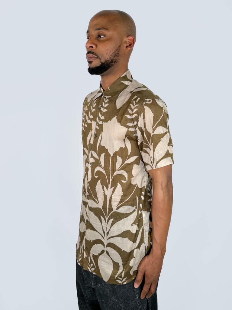 Camicia stampa floreale in cotone, 42., foto 2 di 4