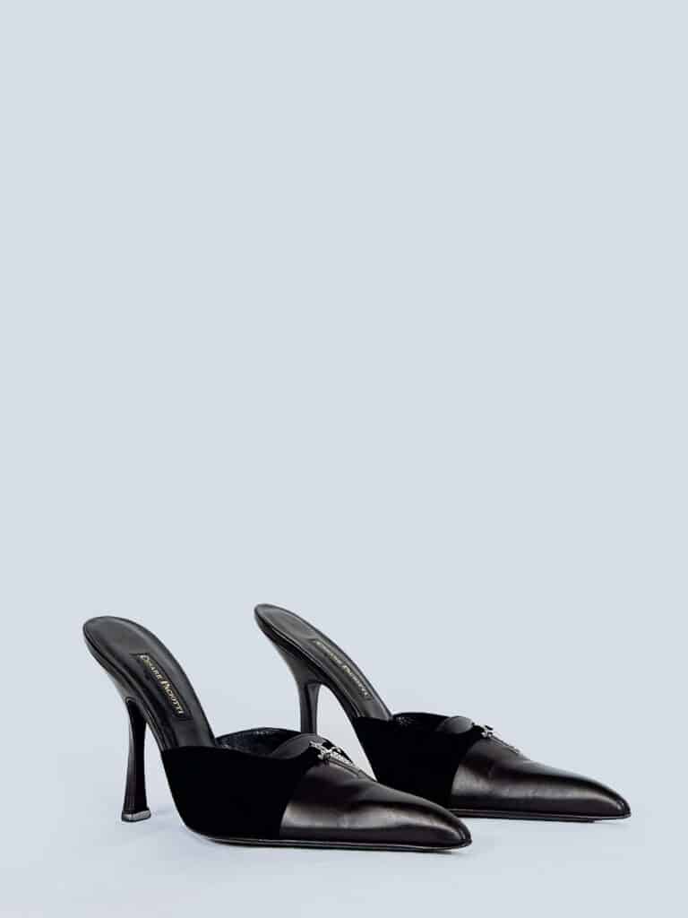 Mules in pelle scamosciata, 37., foto 2 di 5