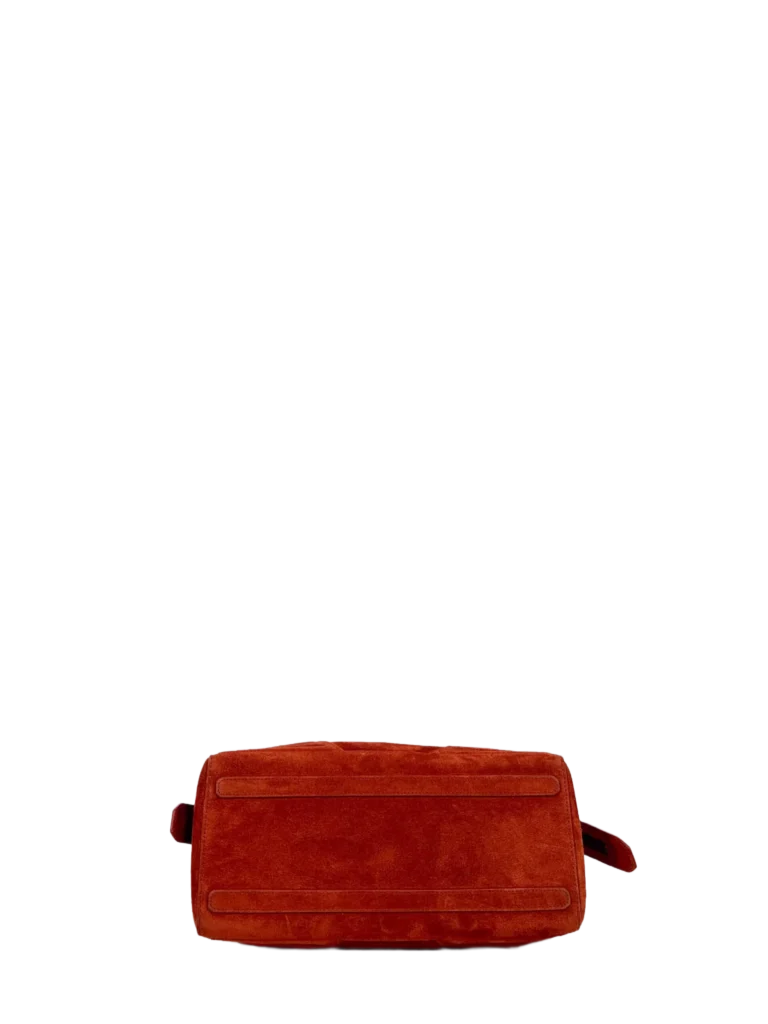 Suede leather shoulder bag., photo 5 of 10